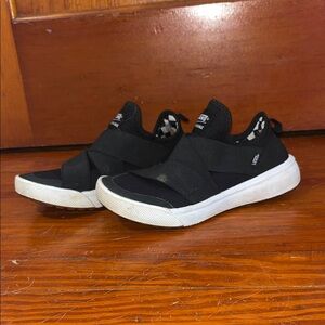 Vans Kids Black Slip-On Sneakers